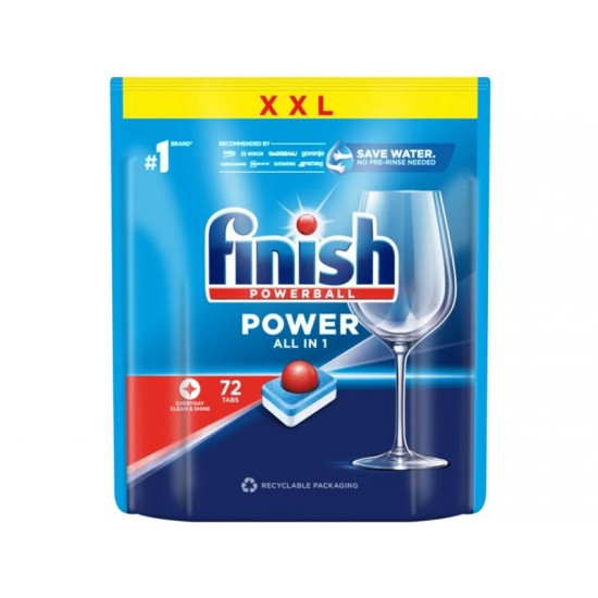 Finish POWER ALL-IN-1 FRESH - Dishwasher tablets x 72