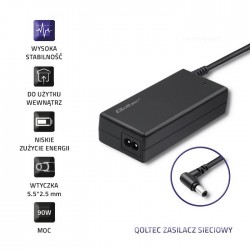 Qoltec 50099.90W power adapter/inverter Indoor Black