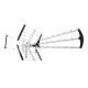 Libox LB2000 television antenna Outdoor Dual 32 dB