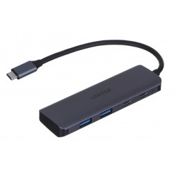 UNITEK HUB USB-C H1107Q; USB-A x2, USB-C x2