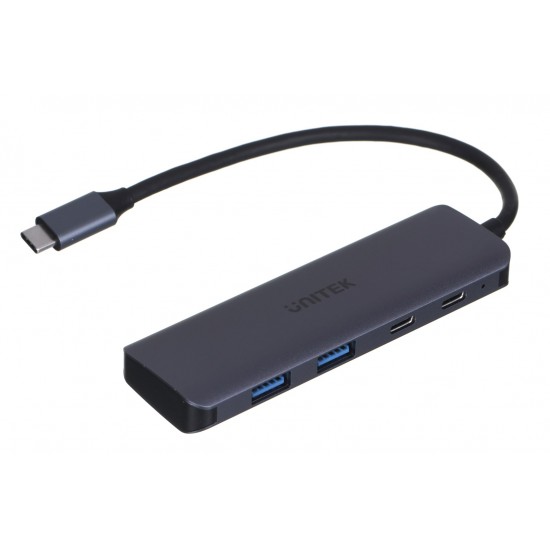 UNITEK HUB USB-C H1107Q; USB-A x2, USB-C x2