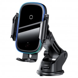 Car holder Baseus Light Electric Holder with Qi inductive charger black