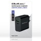 Qoltec 52378 Super Quick PD Charger | 1xUSB-C | 1xUSB | 45W | 5-20V | 2.25-3A | Black