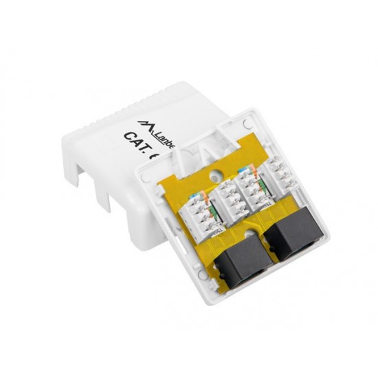 Lanberg OU6-0002-W outlet box RJ-45 White