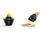 Bosch MCP72GPB citrus press Plastic, Stainless steel Black, Transparent