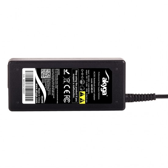 Akyga AK-ND-01 power adapter/inverter Indoor 65 W Black