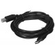 Gembird 3m USB 2.0 A/B M USB cable USB A USB B Black