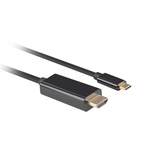 LANBERG CABLE USB-C(M)->HDMI(M) 1M 4K 60HZ BLACK