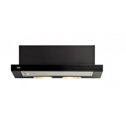 Beko CTB6250B cooker hood 420 m³/h Semi built-in (pull out) Black