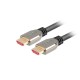 Lanberg CA-HDMI-30CU-0010-BK cable HDMI 1m HDMI Typu A (Standard) 8K  60Hz