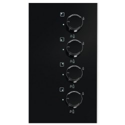 Electrolux EGG6407K Black Built-in 59 cm Gas 4 zone(s)