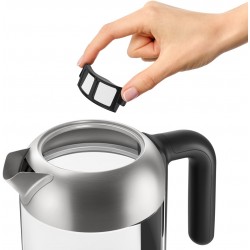 Philips 5000 series HD9339/80 electric kettle 1.7 L 2200 W Black, Stainless steel, Transparent