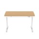 Tuckano Electric height adjustable desk ET119W-C white/oak