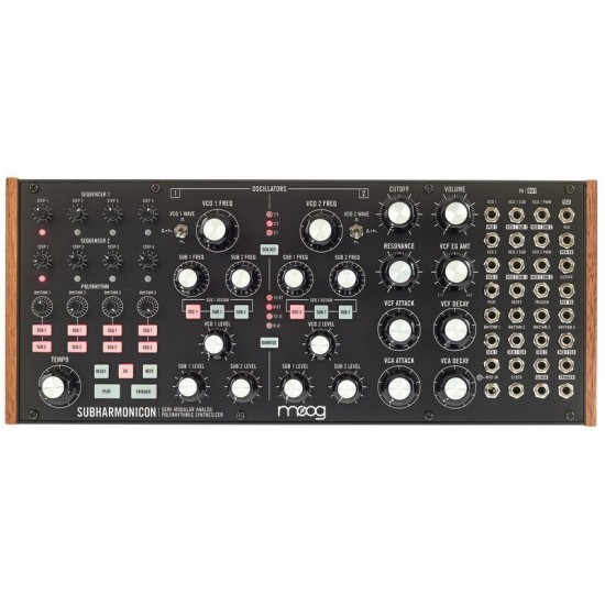 MOOG Subharmonicon Analog synthesizer semi-modular polyrhythmic sequencer Black