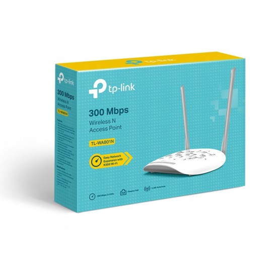 TP-Link TL-WA801N wireless access point 300 Mbit/s White Power over Ethernet (PoE)