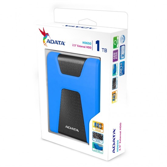 ADATA HD650 external hard drive 1000 GB Blue