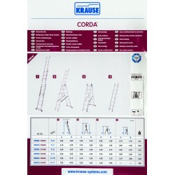 Krause Corda 3X6 multi-purpose ladder 4.85 m