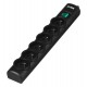 Ever OPTIMA surge protector 1.5 m (6 x UTE; 10 A; black) (T/LZ08-OPT015/0000)