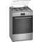 Bosch Serie 4 HXN390D50L cooker Freestanding cooker Gas Black, Stainless steel A