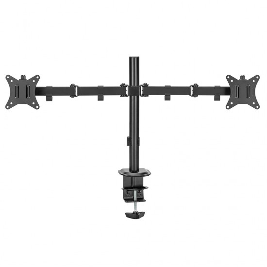 Maclean desk mount for 2 monitors, VESA 75x75 and 100x100, 17-32