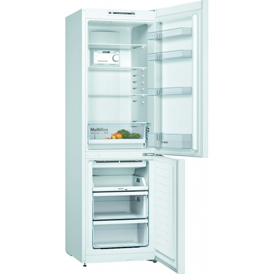 Bosch Serie 2 KGN36NWEA fridge-freezer Freestanding 305 L E White