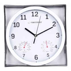 Esperanza EHC016K Mechanical wall clock Round Black