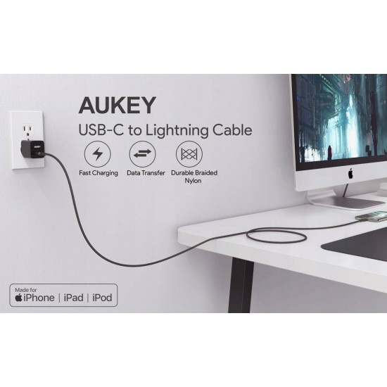 Kabel Anker 544 USB-C  do USB-C  Bio-Nylon 1.8m 140W czarny