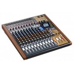 Tascam MODEL 16 audio mixer 16 channels 20 - 30000 Hz Black, Gold, Wood