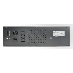 Gembird - Ups rack 19'' 3.4u 1500va, 4xiec 230v out, iec14 in,rj11, usb, lcd Line-Interactive 1.5 kVA 900 W 4 AC outlet(s)