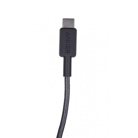 Kabel Anker 322 USB-C do USB-C 0.9m czarny