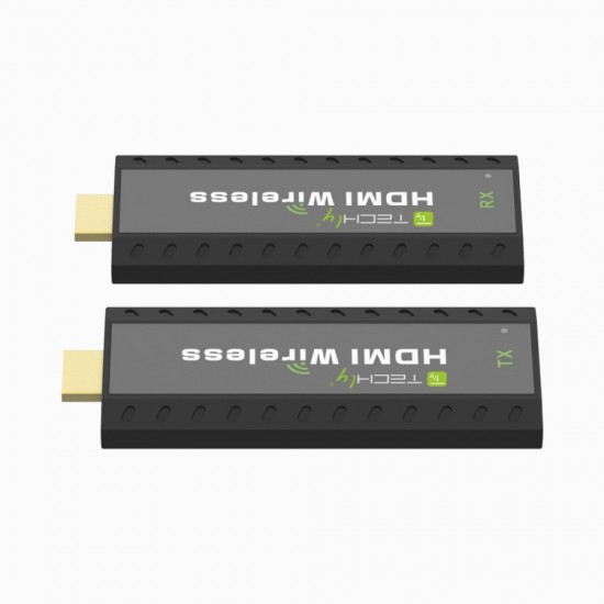 Techly IDATA HDMI-WL53 AV extender AV transmitter & receiver Black