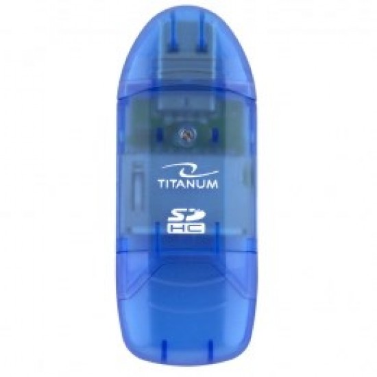 TITANUM TA101B card reader Blue USB 2.0