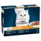 PURINA  Gourmet Perle Duck, turkey, lamb, tuna - wet cat food - 12x85 g