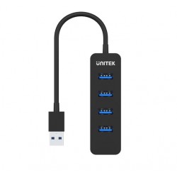 UNITEK HUB USB-A 4X USB-A 3.1, ACTIVE,10W, H1117A