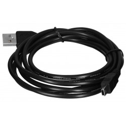 Gembird 1.8m USB 2.0 A/mini-USB M USB cable USB A Mini-USB B Black