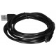 Gembird 1.8m USB 2.0 A/mini-USB M USB cable USB A Mini-USB B Black