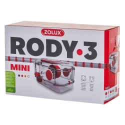 ZOLUX Rody 3 Mini Cage - red