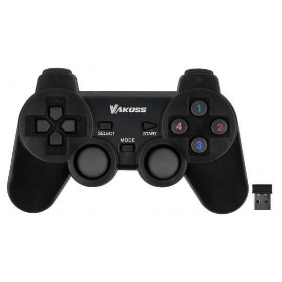 VAKOSS GAMEPAD WIRELESS WITH DUAL-SHOCK FUNCTION