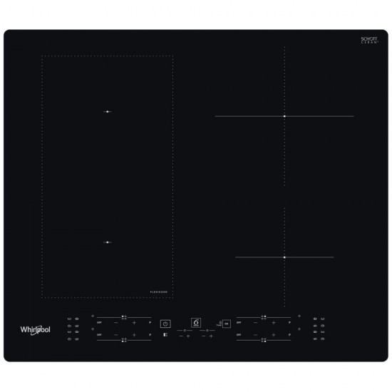 Whirlpool WL B3360 NE Black Built-in 59 cm Zone induction hob 4 zone(s)