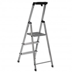 Krause Safety Folding ladder silver