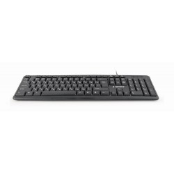 Gembird KB-U-103-RU keyboard USB QWERTY English, Russian Black