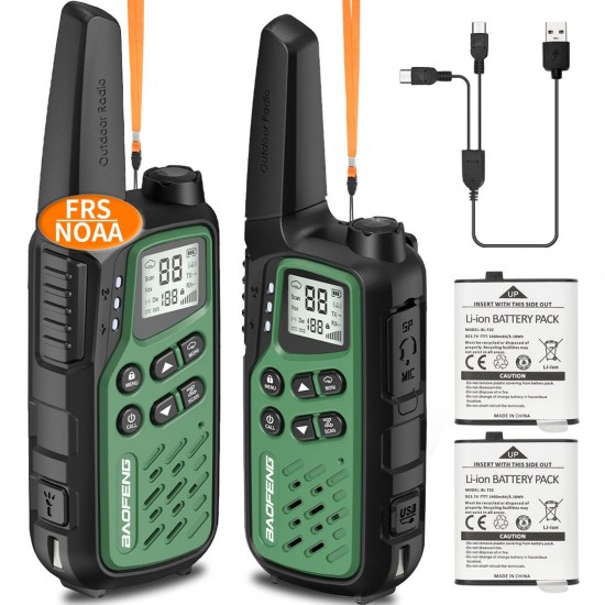 Walkie-Talkie Baofeng BF-T25E Green