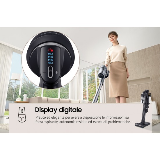 Samsung VS20C9554TK Stick vacuum Battery Dry Cyclonic Bagless 0.8 L 580 W Black