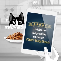 FELIX Tasty Shreds with salmon and tuna - 4x 80g