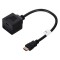 Lanberg AD-0019-BK video splitter HDMI 2x HDMI