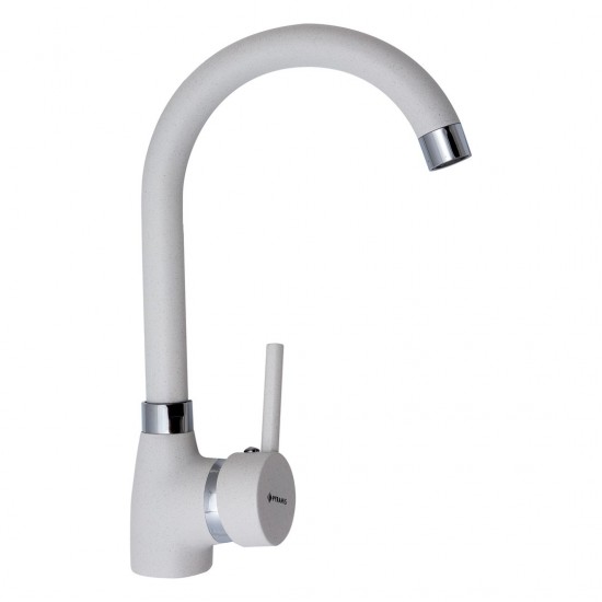 PYRAMIS BELLO granite faucet polar white