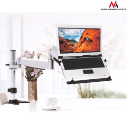 Maclean MC-764 - Laptop stand, monitor, suitable for spring-loaded grip