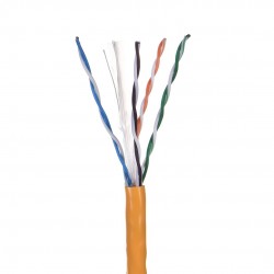 LANBERG CABLE UTP 1GB/S 305M WIRE CCA ORANGE