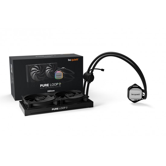 be quiet! Pure Loop 2 | 280mm Processor All-in-one liquid cooler 14 cm Black 1 pc(s)