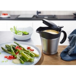 GEFU TREAT Jug 0.5 L Black, Stainless steel